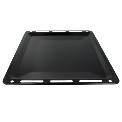 VHBW Bosch 1101433 Baking Tray - 45.5 x 36.1 x 2 cm, Non-Stick Coating, Enamelled Black