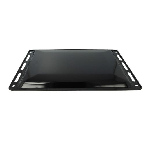 VHBW Bosch 1101433 Baking Tray - 45.5 x 36.1 x 2 cm, Non-Stick Coating, Enamelled Black
