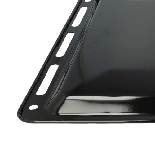 VHBW Bosch 1101433 Baking Tray - 45.5 x 36.1 x 2 cm, Non-Stick Coating, Enamelled Black