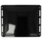 VHBW Bosch 1101433 Baking Tray - 45.5 x 36.1 x 2 cm, Non-Stick Coating, Enamelled Black