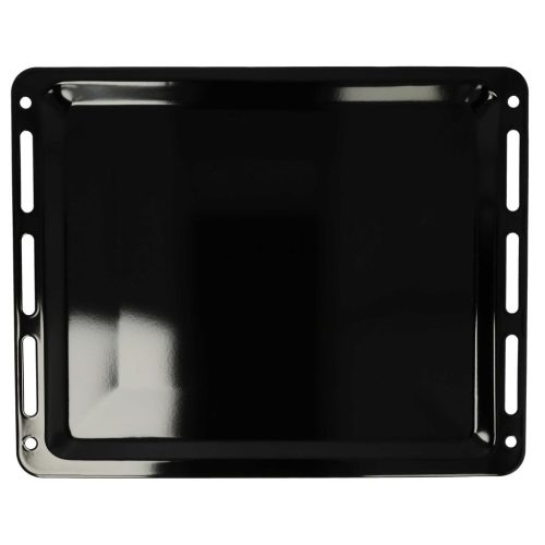 VHBW Bosch 1101433 Baking Tray - 45.5 x 36.1 x 2 cm, Non-Stick Coating, Enamelled Black