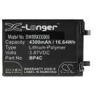 VHBW Mobiltelefon akkumulátor Redmi Note 11T Pro+ készülékhez - 4300 mAh 3,87 V Li-polimer