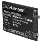 VHBW Mobiltelefon akkumulátor Redmi Note 11T Pro+ készülékhez - 4300 mAh 3,87 V Li-polimer