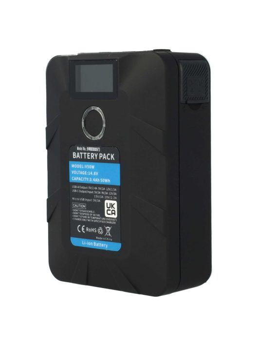 Akkumulátor Sony BP-150WS, BP-130L, BP-150W, BP-140A - 3400 mAh, 14,8 V, Li-Ion USB porttal