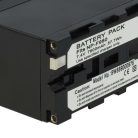 VHBW Sony NP-F970, NP-F960, NP-F950, NP-F930 Akku - 7800 mAh, 7,4 V, Li-Ion, mit USB-C-Anschluss
