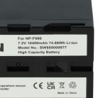 VHBW Sony NP-F970, NP-F960, NP-F950, NP-F930 Akku - 10400 mAh, 7,2 V, Li-Ion, mit USB-C-Anschluss