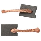 VHBW Carbon Brush for Honda / Suzuki / Kawasaki BJ 250 A Estrella Motor - 6 x 13 x 10 mm