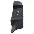 VHBW McCulloch MBO017 Blade, 531 02 52-17, 40 MnB Steel, Black