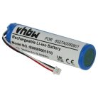 VHBW GPS Akku MALAGA, 6027A0131301, 6027A0050901, L5 - 2600 mAh 3,7 V Li-Ion