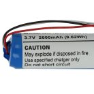 VHBW GPS Akku MALAGA, 6027A0131301, 6027A0050901, L5 - 2600 mAh 3,7 V Li-Ion