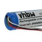 VHBW GPS Akku MALAGA, 6027A0131301, 6027A0050901, L5 - 2600 mAh 3,7 V Li-Ion