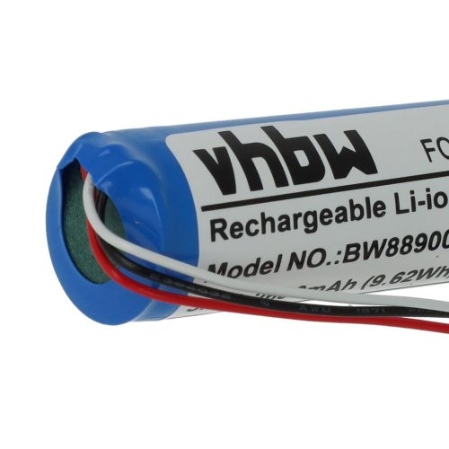 VHBW GPS Akku MALAGA, 6027A0131301, 6027A0050901, L5 - 2600 mAh 3,7 V Li-Ion