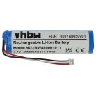 VHBW GPS Akku MALAGA, 6027A0131301, 6027A0050901, L5 - 3000 mAh 3,7 V Li-Ion