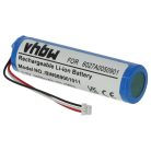 VHBW GPS Akku MALAGA, 6027A0131301, 6027A0050901, L5 - 3000 mAh 3,7 V Li-Ion