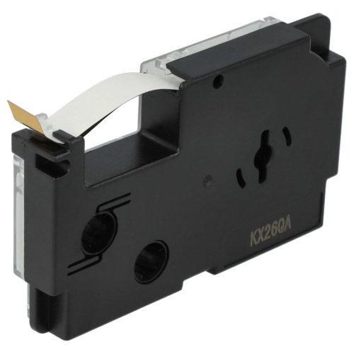 VHBW Casio XR-9GD1 Label Tape, 9 mm, Black-Gold