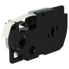 VHBW Etikettband Casio XR-9WE, XR-9WE1 - 9 mm Schwarz/Weiß