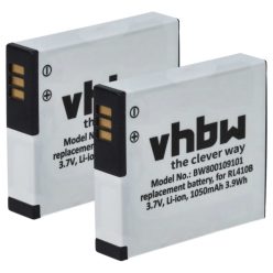   VHBW Video Camera Battery Rollei AC 410-420, RL410B - 1000 mAh 3.7 V Li-Ion