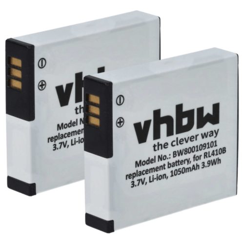 VHBW Video Camera Battery Rollei AC 410-420, RL410B - 1000 mAh 3.7 V Li-Ion