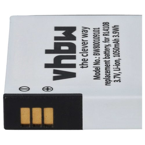 VHBW Video Camera Battery Rollei AC 410-420, RL410B - 1000 mAh 3.7 V Li-Ion