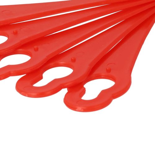 VHBW Grizzly 91094326 Akkus Fűnyíró Penge, 5x, Poliamid, Piros