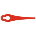 VHBW Grizzly 91094326 Akkus Fűnyíró Penge, 5x, Poliamid, Piros