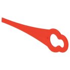 VHBW ALM BQ026 5x Penge Akkus Vágóhoz - Műanyag/Nylon, Piros