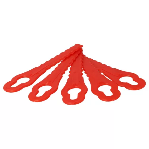 VHBW Güde 58586 Cordless Cutting Edge, Plastic, Red, 5x Exchange Blade