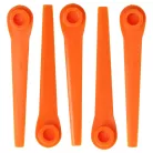 VHBW Gardena RotorCut 5368-20, 5x Blade, Battery Powered, Plastic, Orange