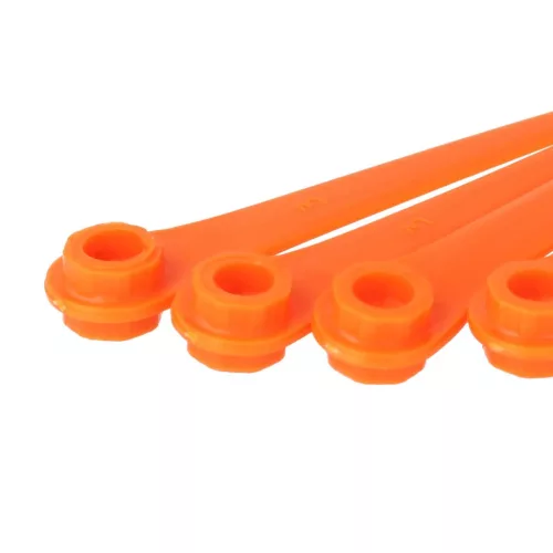 VHBW Gardena RotorCut 5368-20, 5x Blade, Battery Powered, Plastic, Orange