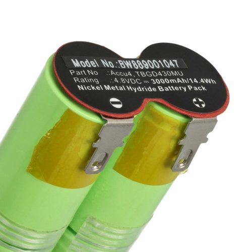 VHBW Gardena TBGD430MU Lawn Mower Battery, 3000 mAh 4.8 V NiMH