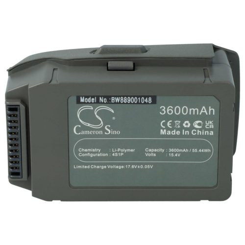 VHBW Drone Battery DJI CP.MA.00000038.01/76573, FB2-3850 - 3600 mAh 15.4 V Li-polymer