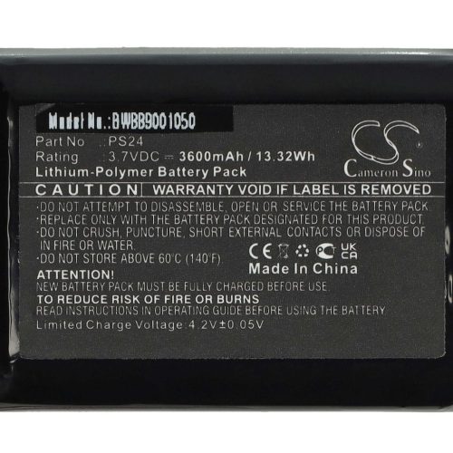 VHBW Akkumulátor Flir PS24-hez - 3600 mAh, 3,7 V, Li-polimer