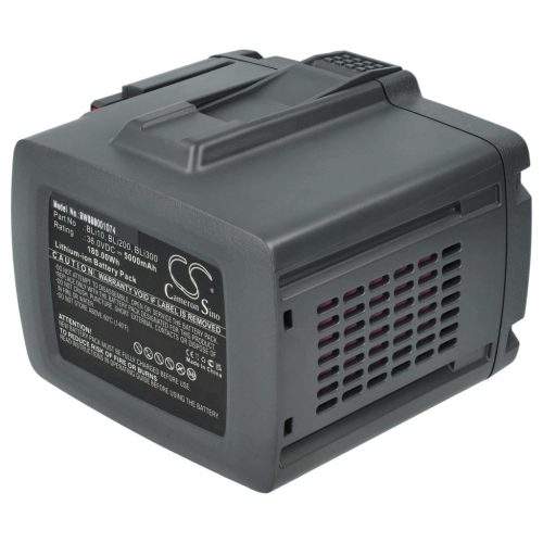 VHBW Lawn Mower Battery Husqvarna 967 07 19-01, 967 09 18-01 - 5000 mAh 36 V Li-Ion, dark gray - Gardening tool