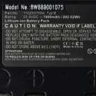 VHBW Ambrogio Type B Lawn Mower Battery, 110Z03700A - 7800 mAh 25.9 V Li-Ion, Black