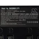 VHBW Ambrogio B 110Z03700A Lawn Mower Battery - 10.2 Ah 25.9 V Li-Ion, Black
