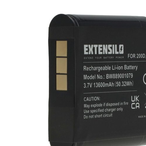 VHBW DAB radio battery Pure ChargePAK F1, for F1 - 13600 mAh 3.7 V Li-Ion