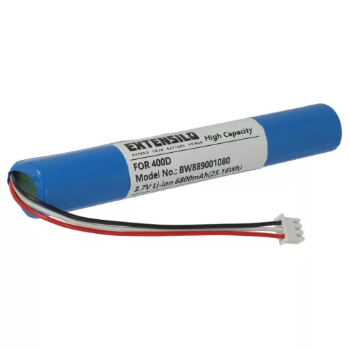 VHBW DAB radio battery for Pure LC18650-2P - 6800 mAh 3.7 V Li-Ion