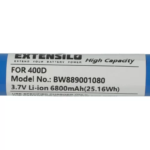 VHBW DAB radio battery for Pure LC18650-2P - 6800 mAh 3.7 V Li-Ion