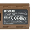 VHBW Sony NP-FZ100 Akku - 2400 mAh, 7,2 V, Li-Ion, mit USB-C-Anschluss