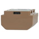 VHBW Sony NP-FZ100 Akku - 2400 mAh, 7,2 V, Li-Ion, mit USB-C-Anschluss