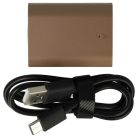 VHBW Sony NP-FZ100 Akku - 2400 mAh, 7,2 V, Li-Ion, mit USB-C-Anschluss