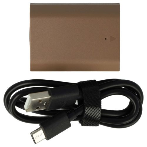 VHBW Sony NP-FZ100 Akku - 2400 mAh, 7,2 V, Li-Ion, mit USB-C-Anschluss