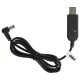 VHBW USB Charging Cable for Baofeng UV-B5 Walkie Talkie - 11.7 cm