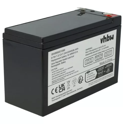VHBW APC RBC110 UPS Battery - 7200 mAh 12 V AGM