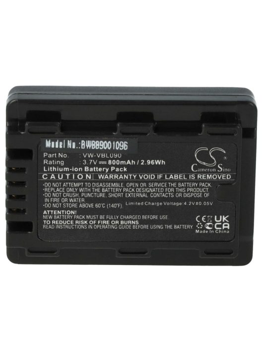 Panasonic VW-VBL090 akkumulátor - 800 mAh, 3,7 V, Li-Ion