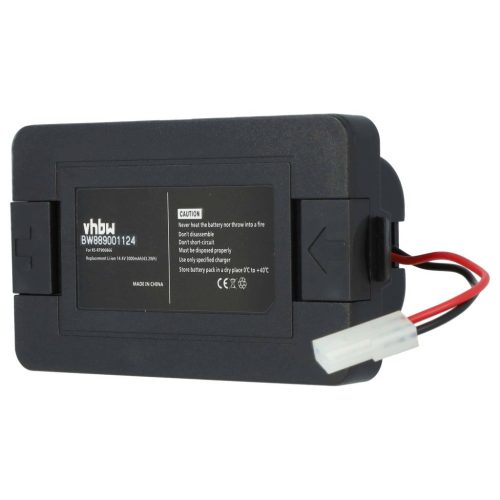 VHBW Battery for Fakir 3121140 - 3000 mAh, 14.4 V, Li-Ion
