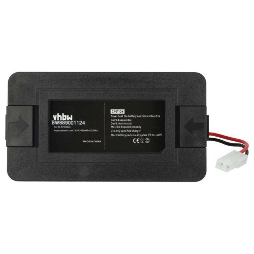 VHBW Battery for Fakir 3121140 - 3000 mAh, 14.4 V, Li-Ion