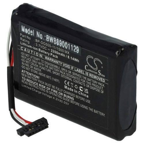 VHBW Fahrrad GPS Computerakku Magellan BP-DG500-11/1500 MX - 1100 mAh 3,7 V Li-Ion