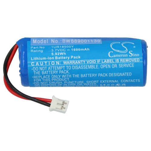 VHBW Battery for Rowenta 1UR18500Y Epilator - 1600 mAh, 3.7 V Li-Ion