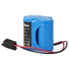 VHBW CNC Controller Element A06B-6114-K504, A98L-0031-0025, BR-2/3AGCT4A - 4000 mAh 6 V Li-MnO2